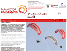 Tablet Screenshot of paramotor-barcelona.com